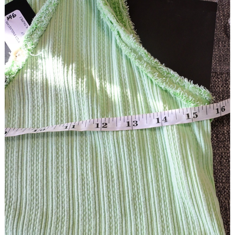 Elle Ribbed Henley Tank Top - Picture 5 of 7